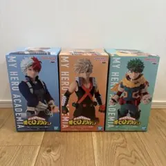 僕のヒーローアカデミア フィギュア 緑谷出久 爆豪勝己 轟焦凍 3点セット 新品