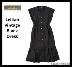 Leilian ノーカラー フレンチスリーブ ロングワンピースのサムネイル