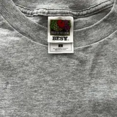 90s FRUIT OF THE LOOM L無地グレーTシャツエルサルバドル
