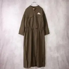 KELTY × THE SHOP TK サファリワンピース カーキ