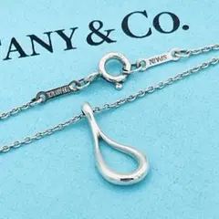 極美品 TIFFANY ティファニー ネックレス オープンティアドロップ