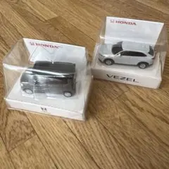 Honda N-BOX CUSTOM VEZEL ミニカー 2台セットのサムネイル