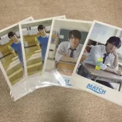 平野紫耀 MATCH クリアファイル 4枚セット