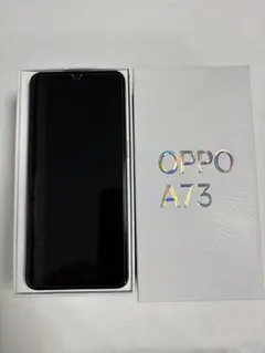 【美品】 OPPO A73　ネイビーブルー/SIMフリー/ネットワーク制限 ◯