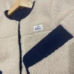 【BAYFLOW】リバーシブル　ボア　ブルゾン　110