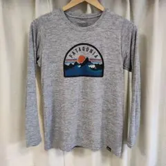 パタゴニア ウィメンズ ロングスリーブ キャプリーンクールデイリー XS グレー