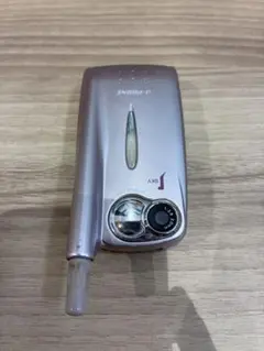 ジャンク品 J-PHONE SHARP ガラケー 本体(薄ピンク)