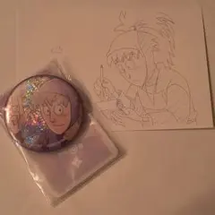 不破雷蔵　彩光キラキラカンバッジ　缶バッジ　忍たま乱太郎