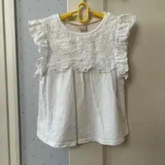 petit main 半袖トップス 120 ホワイト