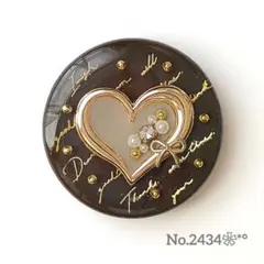 《No.2434❀》ハンドメイド　レジンヘアゴム　バレンタイン　ショコラ　大