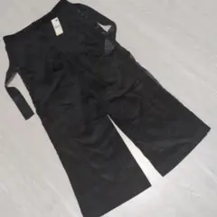 GU×アンダーカバーコラボ　サイドリボンコーデュロイワイドパンツ　XL ブラック