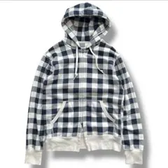 美品　OLD UNIQLO ZIP UP HOODIE チェック　archive