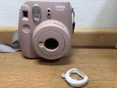 instax mini 8 ピンク 本体 レンズカバー付き