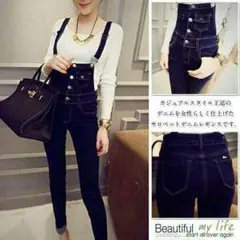 オールインワン ジーパン デニム オーバーオールメンズ 大きいサイズ