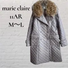 【marie claire】【M〜L】11AR ファー付　ダウン　取り外しのサムネイル