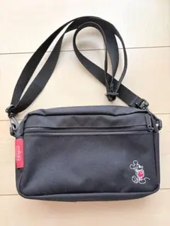 マンハッタンポーテージ　ミッキー　ショルダーバッグ　ブラック　黒