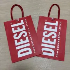 diesel ショッピングバッグ　2個