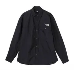 セ*ー様 L 新品 ノースフェイス コットン ストレッチ 長袖シャツ 無地