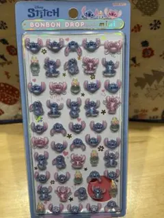 【正規品】スティッチ　ボンボンドロップシール　ミニ　ディズニー サンスター文具