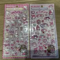 ボンボンドロップ　シール ハローキティ マイメロディ シールセット