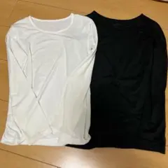 ヒートテック　GU ユニクロ　150 白　黒