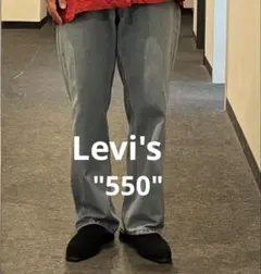 Levi'sデニム550リラックスジーンズ32/30ライトインディゴ近年物のサムネイル