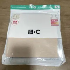 ユニクロ　極暖　ヒートテックカシミヤブレンドクルーネックT ピンク