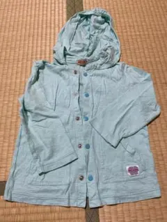 未使用に近い！ ミキハウス 薄手 パーカー 防虫 上着 100cm