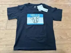 ユニクロ　黒　130 Tシャツ　半袖　アーバンウォールズ