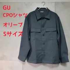 【GU】 ジーユー　CPOシャツ オリーブ Sサイズ