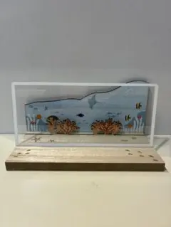 ナチュラルキッチン　木製フレームスタンド　水族館
