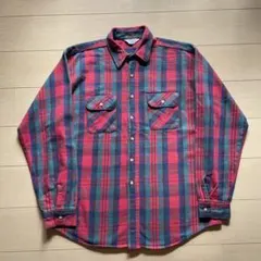 70s 80s FIVE BROTHER USA製 ヘビーネルシャツ XL