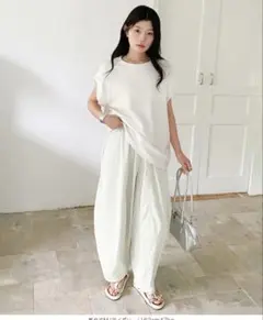 カーブパンツ ブラック