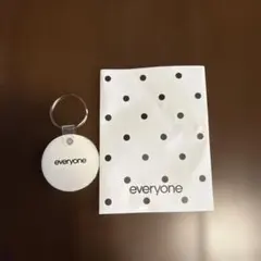 everyone エブリワン ラバーキーホルダー