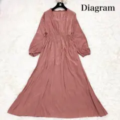 美品 ダイアグラム レースチェックワンピース イエロー38 | Mercari