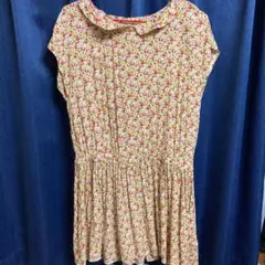 【夏物処分セール】花柄ミニワンピース  ナイスクラップ