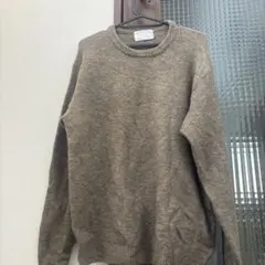 URBANRESEARCHDOORS ブラウン クルーネックセーター L（40）