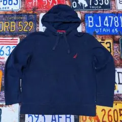 S*認様 NAUTICA ノーティカ ワンポイント ロゴ パーカー ネイビー Mのサムネイル