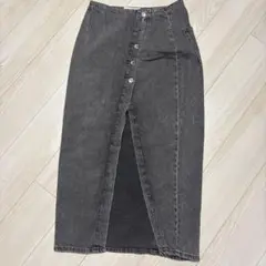 ZARA グレー ロングスカート Sサイズ