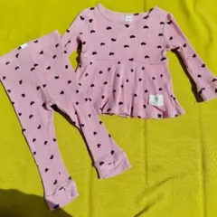 まとめ売り80cm ピンクハートセットアップ SHEIN