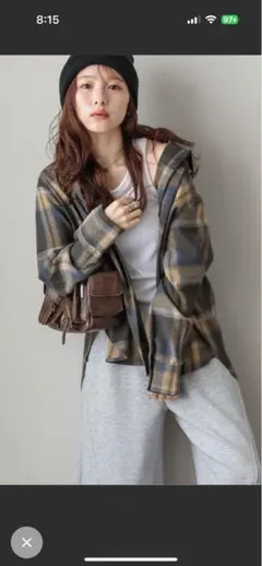 la-gemme ヴィンテージライクチェックシャツ