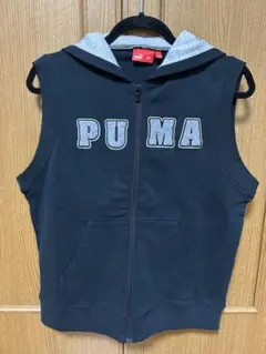 PUMA フード付きジップアップパーカー 160