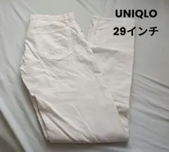 UNIQLO コーデュロイパンツ アイボリー