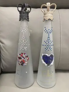 Fillico ジュエリーウォーター ハーバリウム 王冠キャップ付き 箱入り