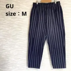 GU ジーユー シェフパンツ ストライプ【M】321-333978 1328