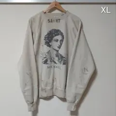 セントマイケル CAMELIA ヴィンテージ加工 スウェット トレーナー XL 