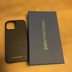 MAISON des SABRÉ iPhone15用ケース ブラック
