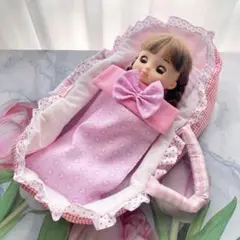 メルちゃん ソランちゃん お友達人形用クーファンセット ピンク