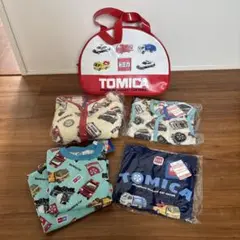 TOMICA 車柄パジャマセット 100cm