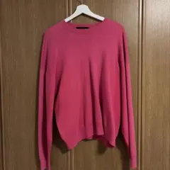 【値下げしました】CABAN クルーネック ピンクニットのサムネイル